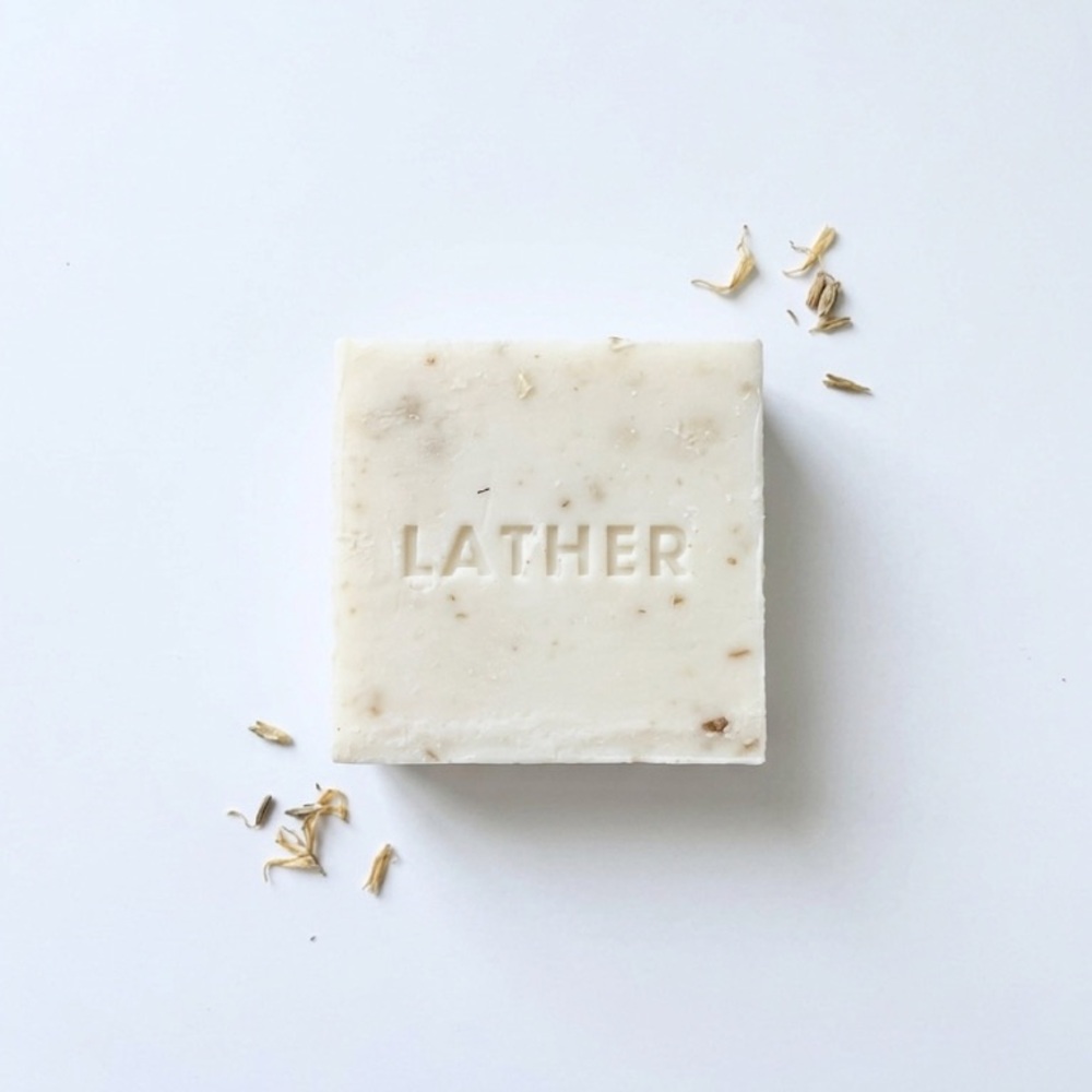 LATHER Modern Apothecary Exfoliating Unscented Body Soap 1.3 oz Resilient - NEW